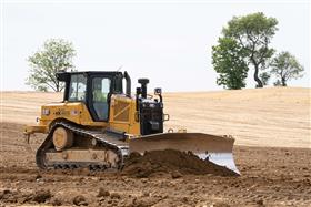 Site & Land Development: A Caterpillar D6 grades a site in Fleetwood, PA.